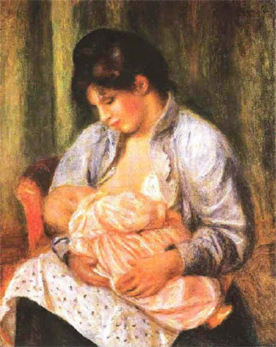 Renoir, Mother and Child